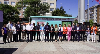 Çorlu`da Bebek Bakım ve Emzirme Kabinleri Hizmete Sunuldu