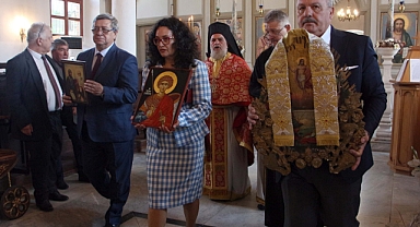 Edirne'de Bulgar Kilisesi'nde 'Aziz Georgi Günü' ayini