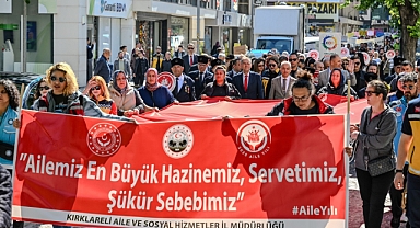 Kırklareli'nde Farkındalık Yürüyüşü Gerçekleştirildi