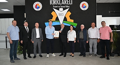 Kırklareli TSO, Çerkezköy TSO Heyetini Ağırladı