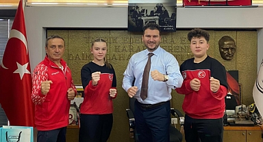 Milli Sporculardan Başkan Fırat Yayla'ya Ziyaret