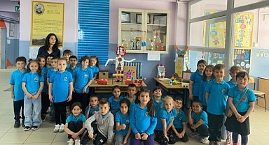 Mimar Sinan İlkokulu’nda Geometrik Cisimler Robot Etkinliği Düzenlendi