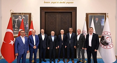 Vali Uğur Turan'dan Diyanet-Sen Heyetine Nezaket Kabulü  