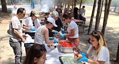Babaeski Atatürk Ortaokulu’ndan Anlamlı Etkinlik: Piknik ve Çevre Temizliği Bir Arada