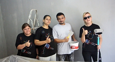 Badana ustası eşine yardım için kolları sıvayıp kendi ekibini kurdu