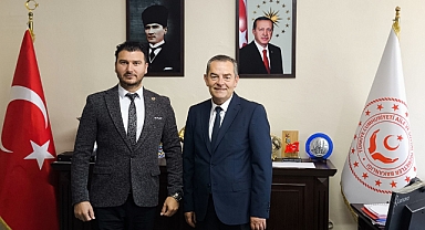 Başkan Fırat Yayla’dan İl Müdürü Bilgin Özbaş’a Ziyaret