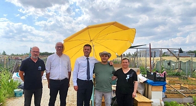 Başkan Sarıkurt, Hobi Bahçesini Ziyaret Etti