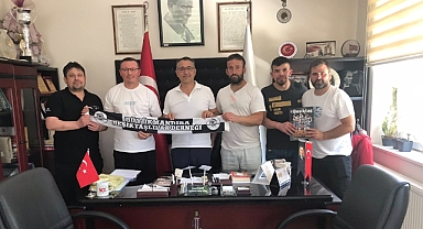 Büyükmandıra Beşiktaşlılar Derneği’nden Başkan Çölgeçen’e Ziyaret