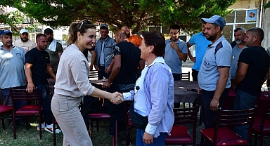 Çiğdem Dizman’dan Temizlik İşçilerine Ziyaret ve Destek