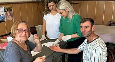 Katranca Köyü’nde Sıtma Taraması Yapıldı