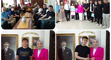 Kaymakam Çanakcıoğlu’ndan Başarılı Öğrencilere Tebrik