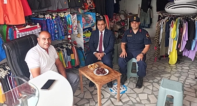 Kaymakam Kemal Balaban'dan Hem Taziye Hem Esnaf Ziyareti 