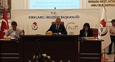 Kırklareli Belediye Meclisi Haziran Ayı Toplantısında Önemli Kararlar Görüşüldü