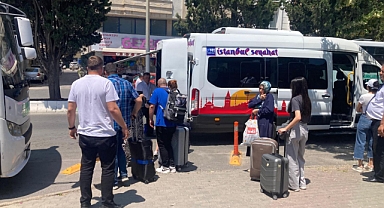 Kırklareli Otogarında Bayram Dönüşü Yoğunluğu Başladı
