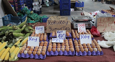 Köy Yumurtası Pazar Tezgâhlarında: Tanesi 6 Lira