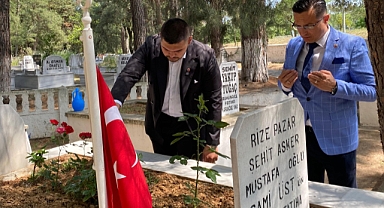 Kurban Bayramı'nda Şehitler Unutulmadı