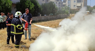 Lüleburgaz İtfaiyesinden Sosyal Hizmetler Müdürlüğüne Yangın Eğitimi
