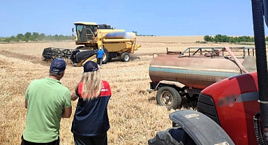 Pınarhisar'da Hasat Çalışmaları Sıkı Denetimle Sürüyor 