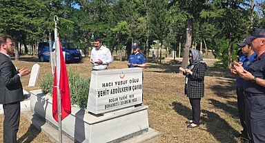 Şehitler Bayramda Unutulmadı