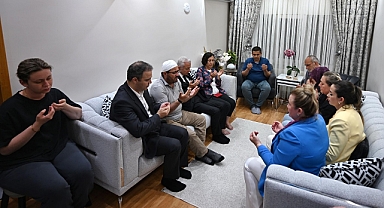 Vali Turan'dan Merhum Bülent Keleş'in Ailesine Taziye Ziyareti