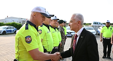 Vali Uğur Turan'dan Trafik Denetleme Şubelerine Bayram Öncesi Ziyaret