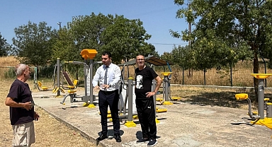 Babaeski Eylül Evleri'nde Yeni Açık Alan Fitness Alanı Hizmete Girdi