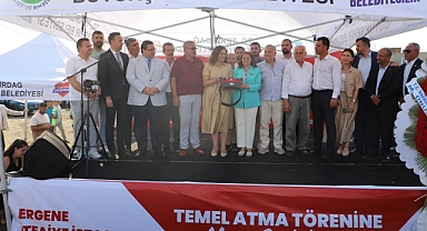 ERGENE İTFAİYE İSTASYONU'NUN TEMELİ ATILDI