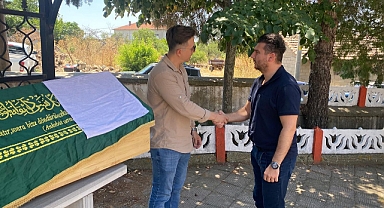 Fırat Yayla, Halil Yatıkçı'nın Cenazesinde Aileyi Yalnız Bırakmadı