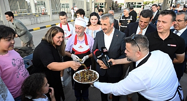 Gurbetçiler, Kapıkule’de yöresel lezzetlerle karşılandı