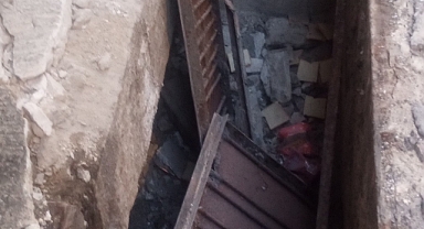 Kaldırımda yürürken metal kapak kırılınca bodruma düştü