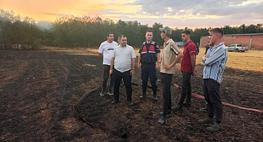 Kaymakam Balaban'dan Yangın Mağduru Vatandaşa Geçmiş Olsun Ziyareti 