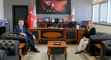 Rektör Ak’tan Adalet Komisyonu Başkanı Serdar Aslan’a Ziyaret