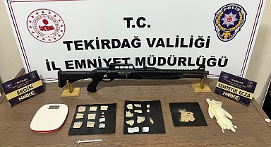 Tekirdağ’da 7 adrese uyuşturucu operasyonu, 7 tutuklama