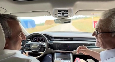 Vali Sezer, köy yolunu ‘Lütfü amca’ ile test etti