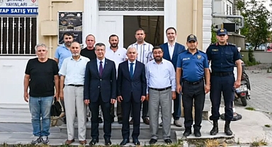 Vali Turan'dan Hacdan Dönen Müftü Koçak'a Ziyaret 