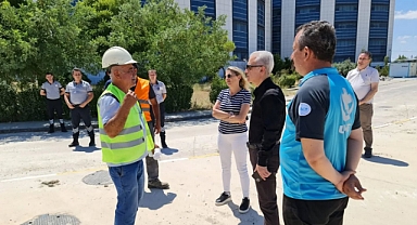 Vali Uğur Turan, Hastane Ek Binası İnşaatını İnceledi 