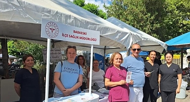 Babaeski İlçe Sağlık Müdürlüğü, 49. Tarım ve Kültür Festivali’nde Bilgilendirme Standı Açtı