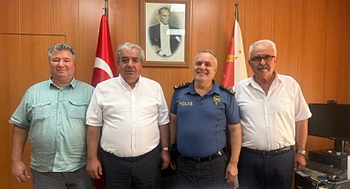 Babaeski Ticaret Borsası’ndan Emniyet Müdürü Çetin’e Hayırlı Olsun Ziyareti