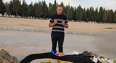 Başkan Bulut Merhum Ali Bayram'ın Kabrini Ziyaret Etti