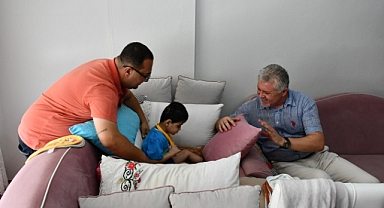 Başkan Gerenli’den Minik Poyraz’a Destek Ziyareti