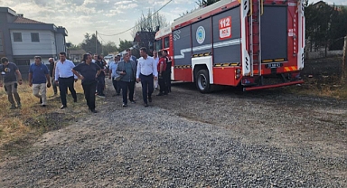 Başkan Sarıkurt, Önerler Mahallesindeki Yangını Yerinde İnceledi