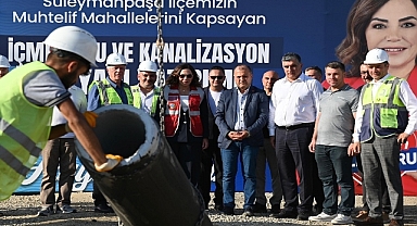 BÜYÜKŞEHİR VE TESKİ'DEN DEV YATIRIM: SÜLEYMANPAŞA'NIN ALTYAPISI 350 MİLYON TL'YE YENİLENİYOR