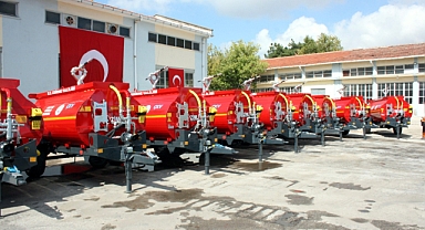 Edirne’de 21 köy muhtarlığına, su tankeri dağıtıldı