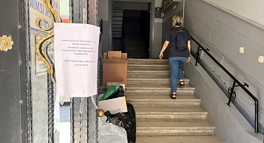 Edirne’de kolonlarında hasar tespit edilen apartman tahliye edildi