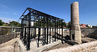 Edirne'de tek minaresi ayakta kalan tarihi mescit, yıl sonunda hizmete açılacak