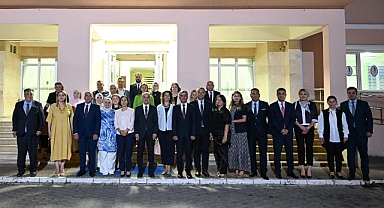 İl Jandarma Komutanı Akyüz'e Veda Programı 