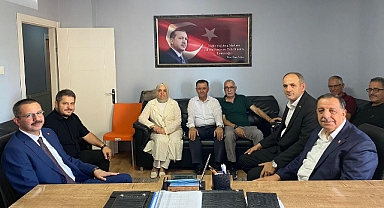 Kaymakam Özderin'den İlçe Başkanlarına Ziyaret
