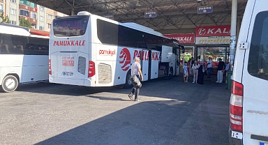 Kırklareli Otogarı Hafta Sonu Yoğunluğu 