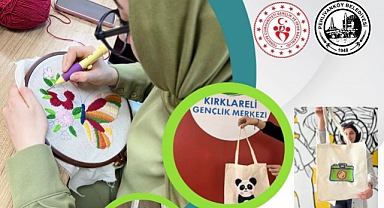 Pehlivanköy'de Punch Eğitimi ile Bez Çanta Tasarımı 