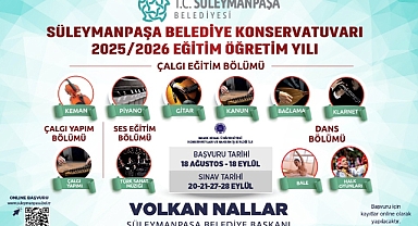 Süleymanpaşa Belediyesi Konservatuvarı Yeni Öğrencilerini Bekliyor